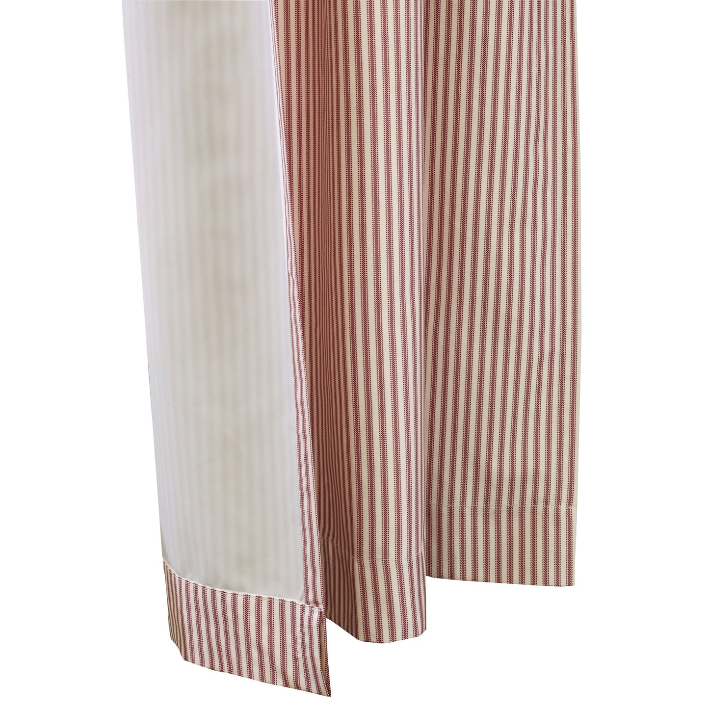 ThermaLogic Fenstervorhang-Set mit Streifen und Stangenaufsatz