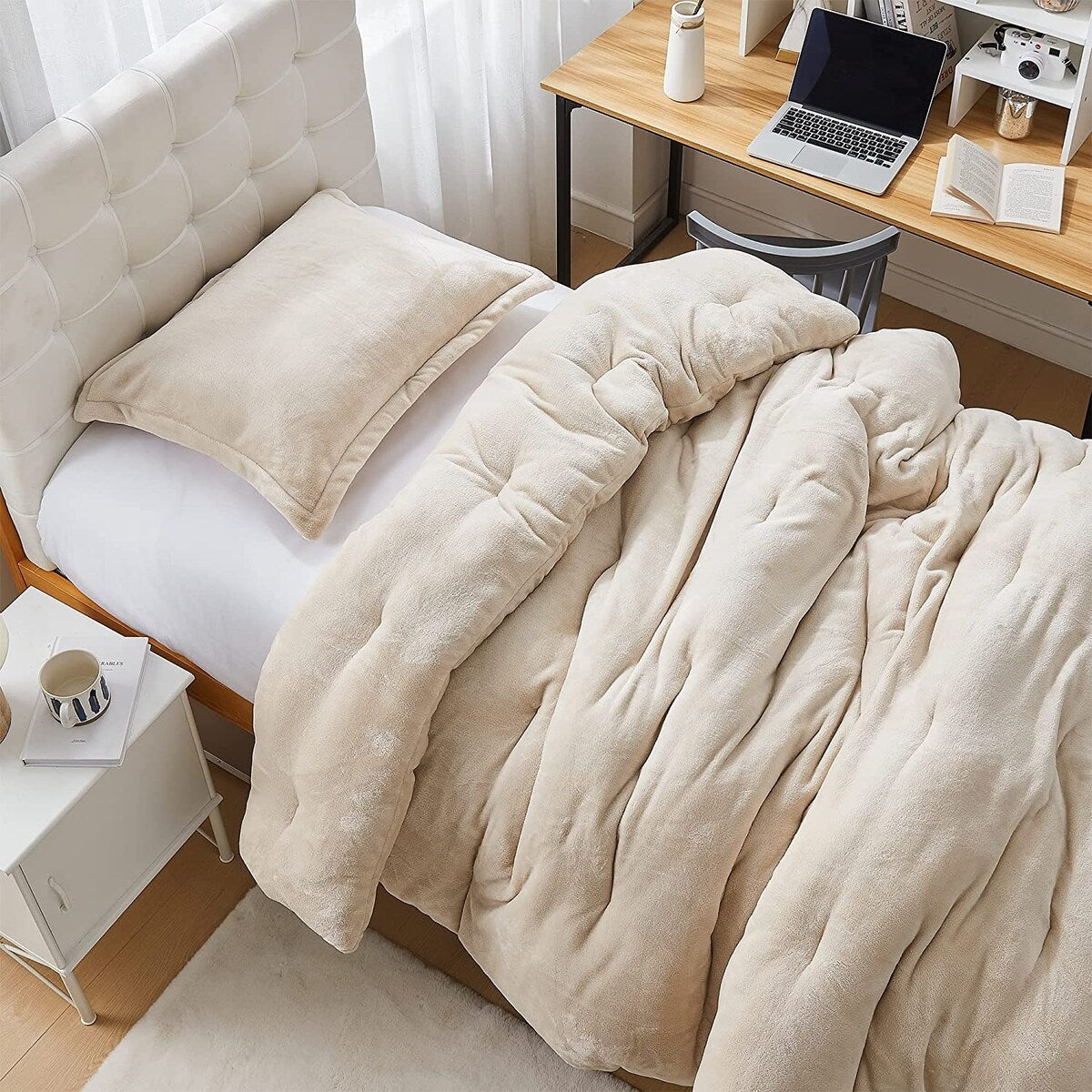 Thicker Than Thick® – Coma Inducer® Übergroßes Bettdeckenset – Standard-Plüschfüllung – Birke