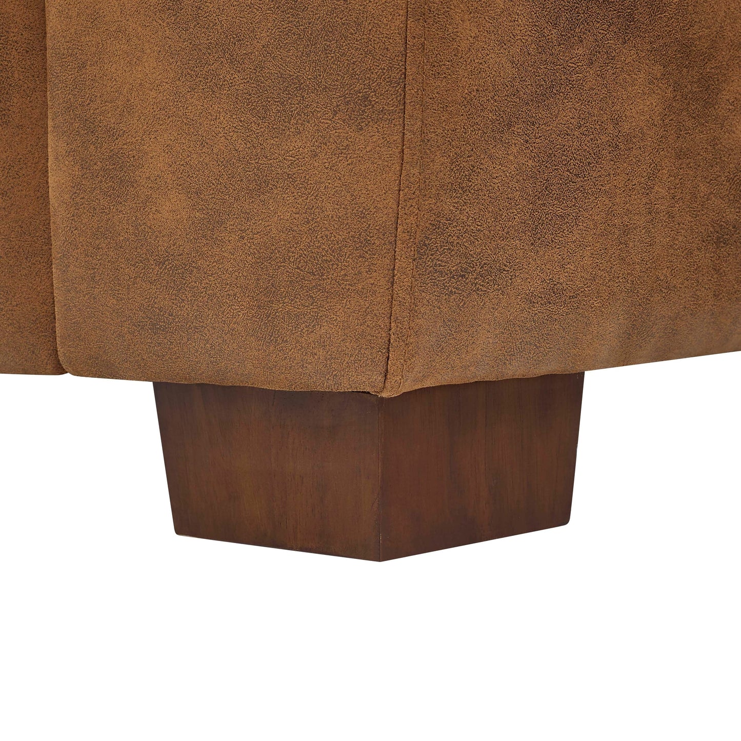 Three-Seat Leather Sofa - 30.5 D x 81 W x 34.5 H