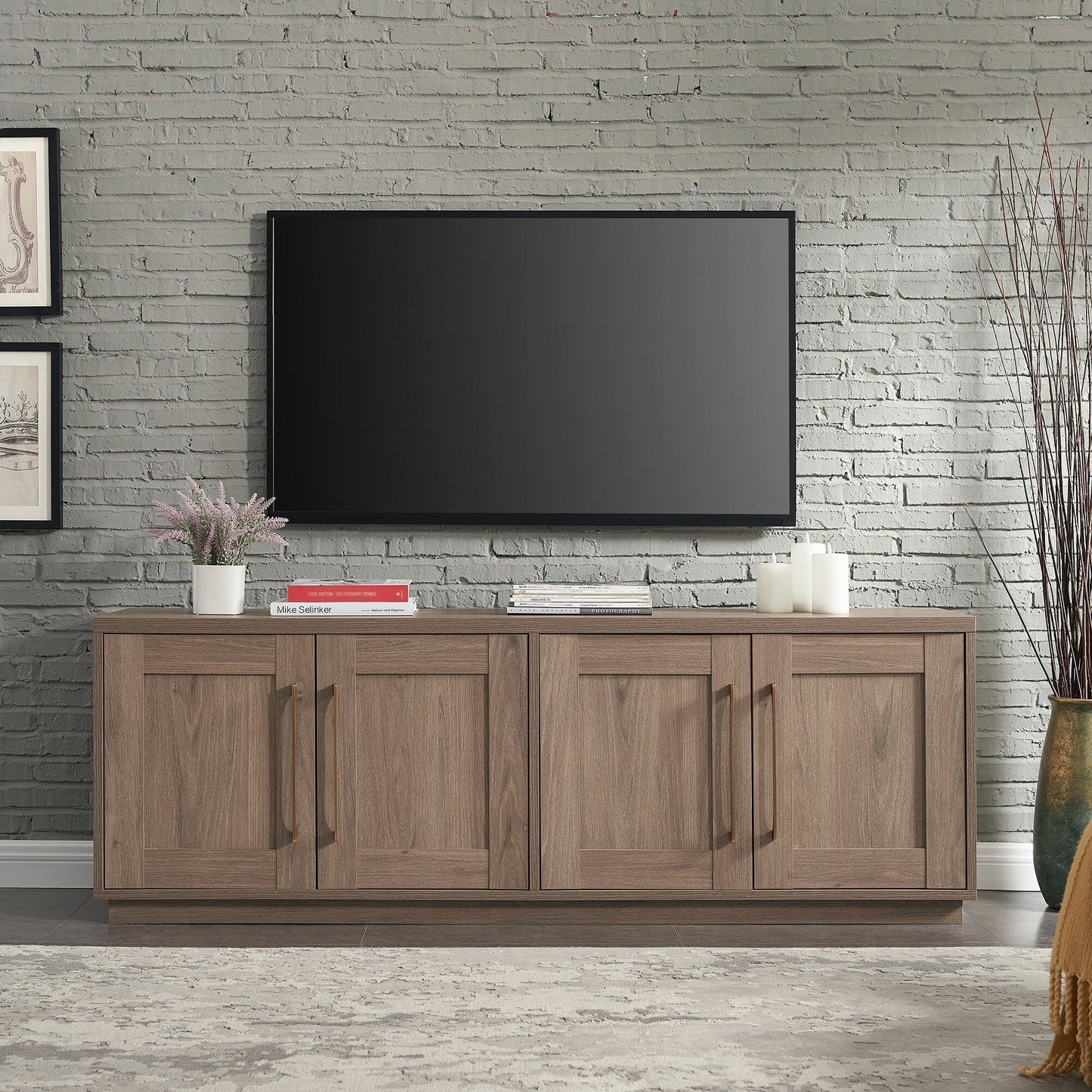 Tillman rechteckiger TV-Ständer für Fernseher bis 75