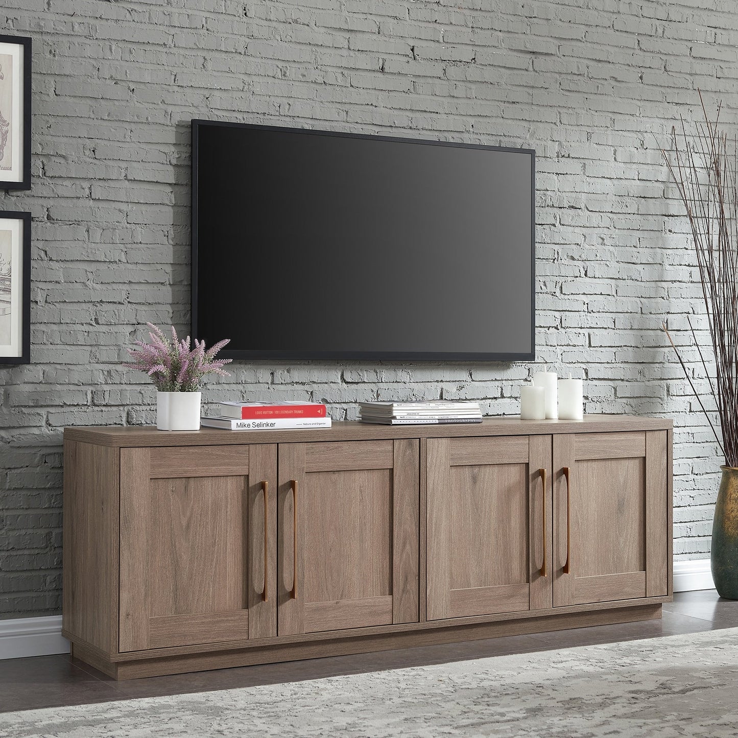 Tillman rechteckiger TV-Ständer für Fernseher bis 75