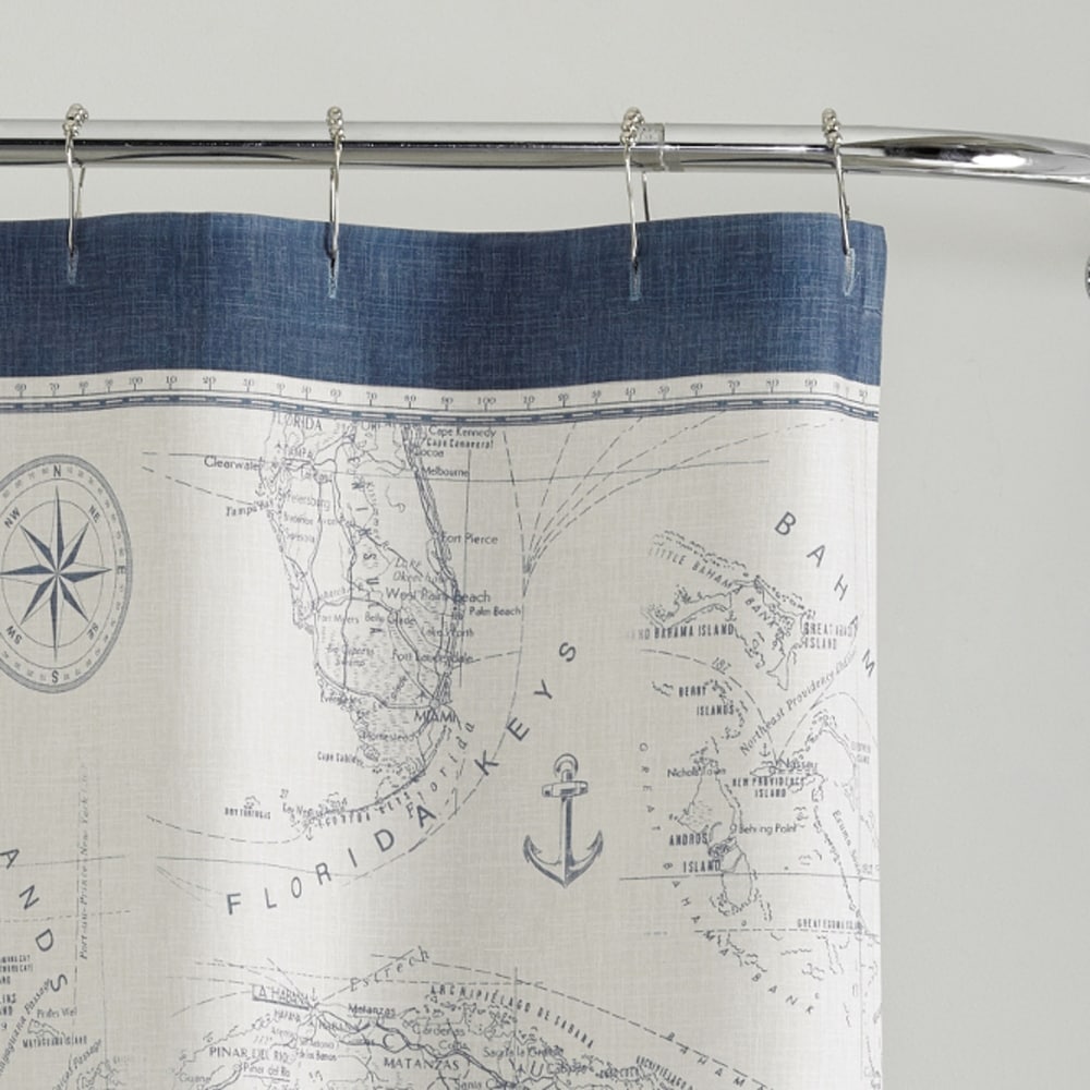 Tommy Bahama Karibisches Meer Duschvorhang