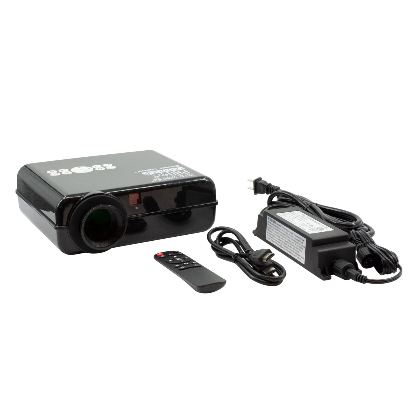 Total HomeFX 1500 Lumen Outdoor-Kino-Set mit aufblasbarer Leinwand