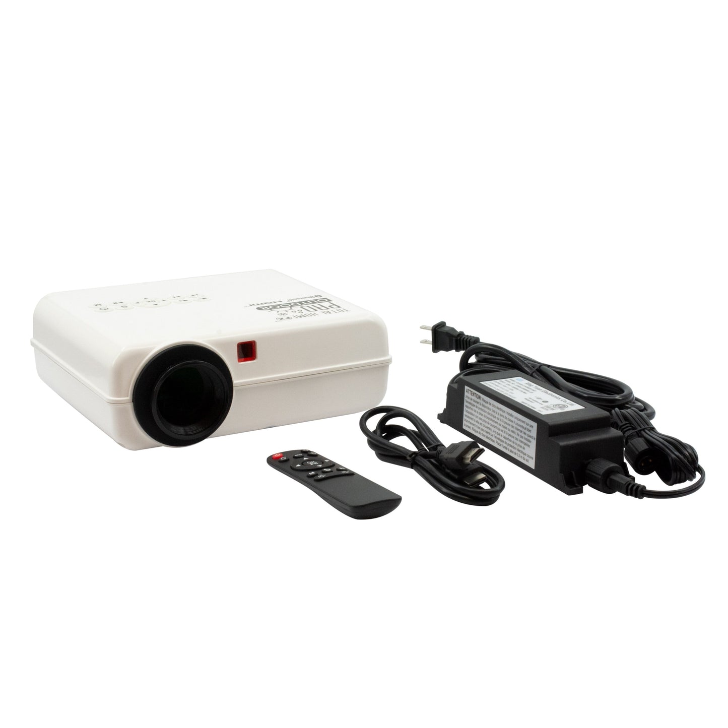 Total HomeFX 1500 Lumen Outdoor-Kino-Set mit aufblasbarer Leinwand