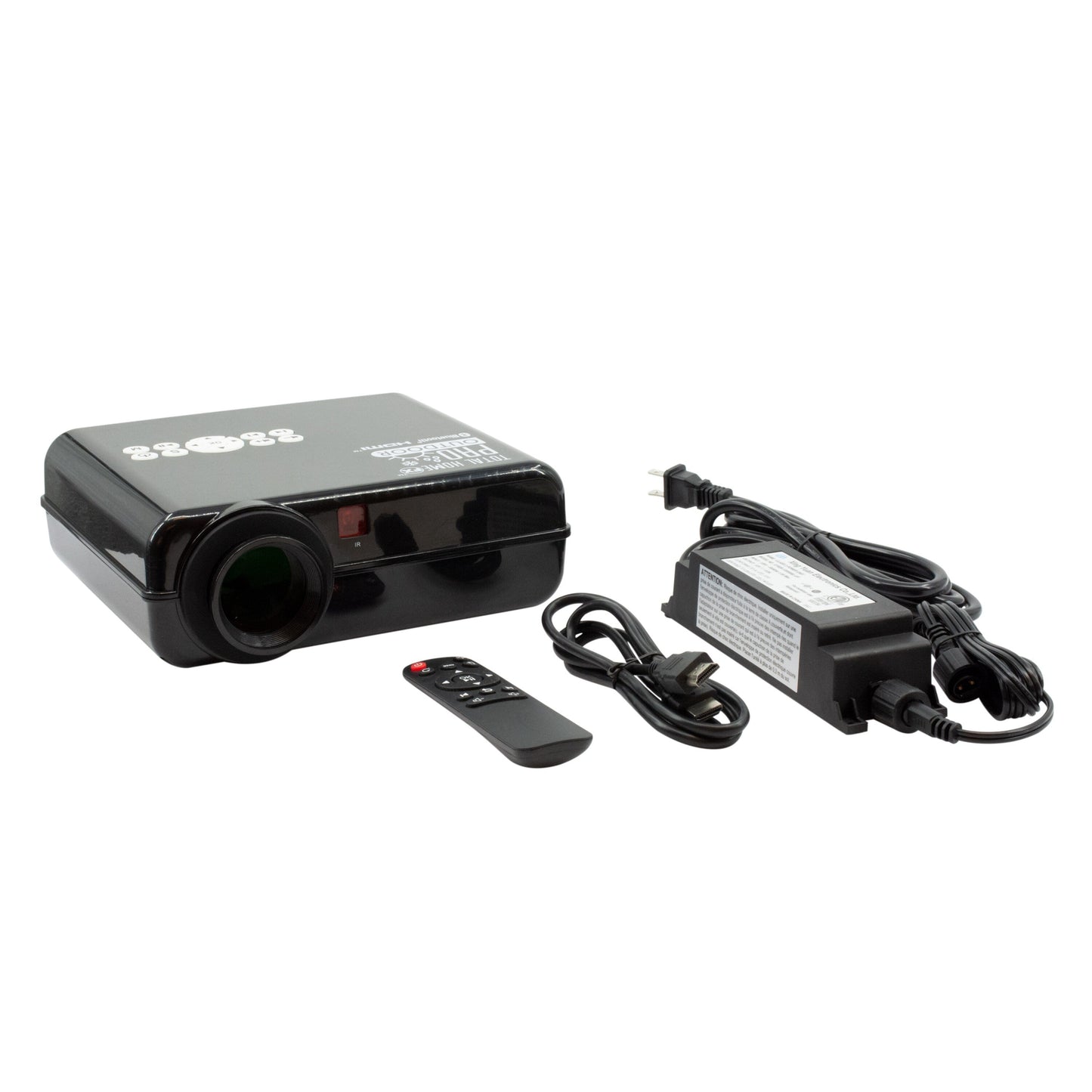 Total HomeFX 1500 Lumen Outdoor-Kino-Set mit aufblasbarer Leinwand