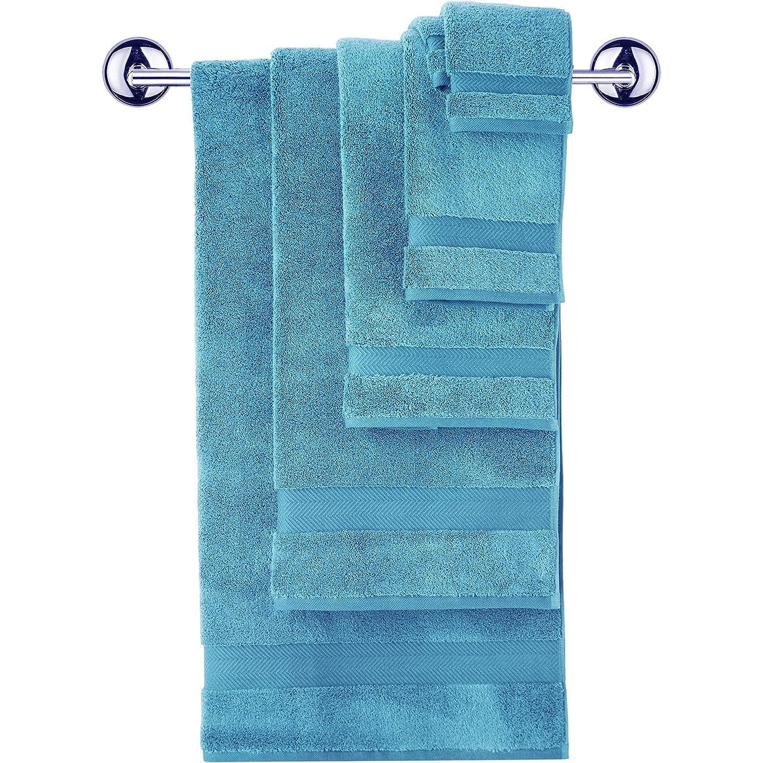 Towels Beyond Becci Handtuchset aus türkischer Baumwolle und schnelltrocknende, ultraweiche, super saugfähige Badetücher und 6er-Set