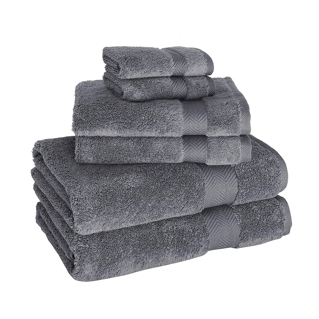 Towels Beyond Becci Handtuchset aus türkischer Baumwolle und schnelltrocknende, ultraweiche, super saugfähige Badetücher und 6er-Set