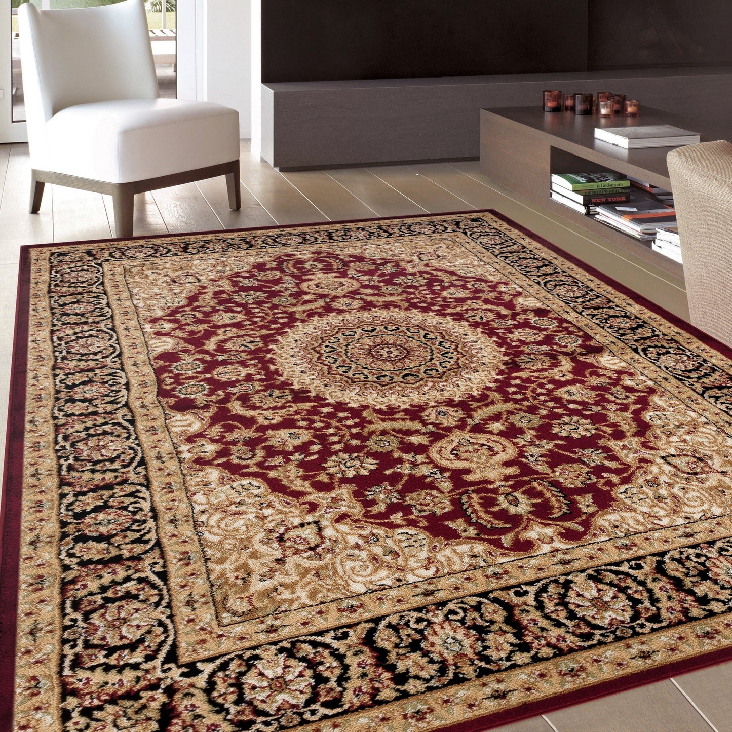 World Rug Gallery Traditioneller orientalischer Medaillon-Teppich