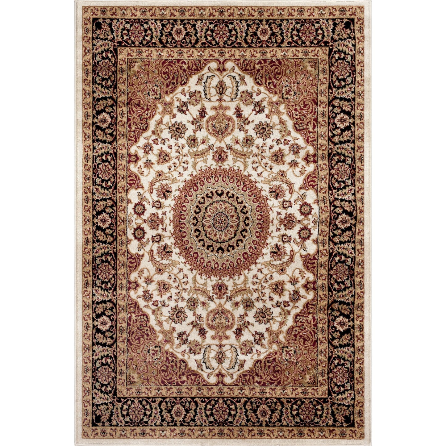 World Rug Gallery Traditioneller orientalischer Medaillon-Teppich