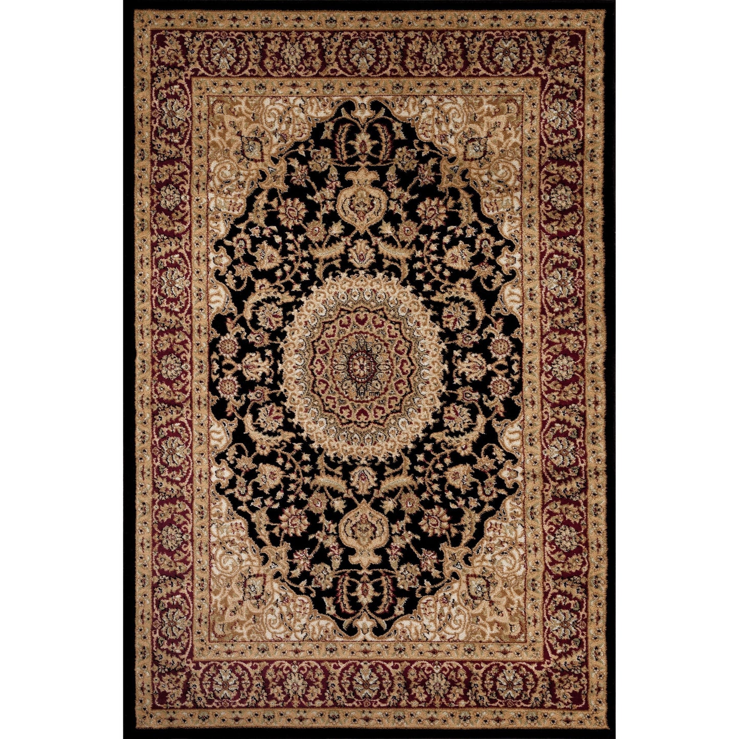 World Rug Gallery Traditioneller orientalischer Medaillon-Teppich