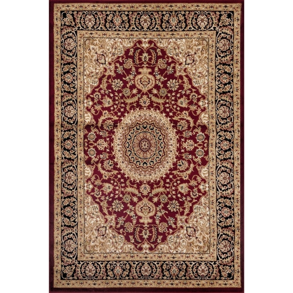 World Rug Gallery Traditioneller orientalischer Medaillon-Teppich
