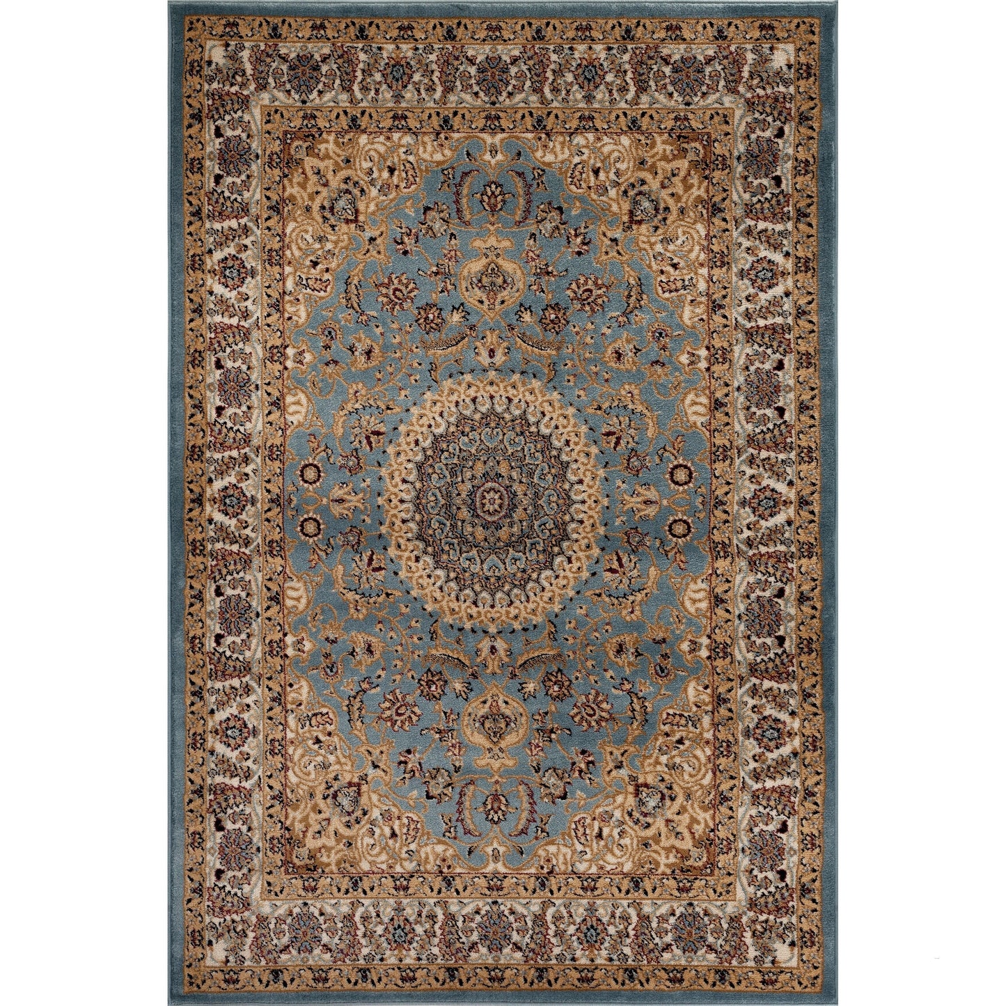 World Rug Gallery Traditioneller orientalischer Medaillon-Teppich