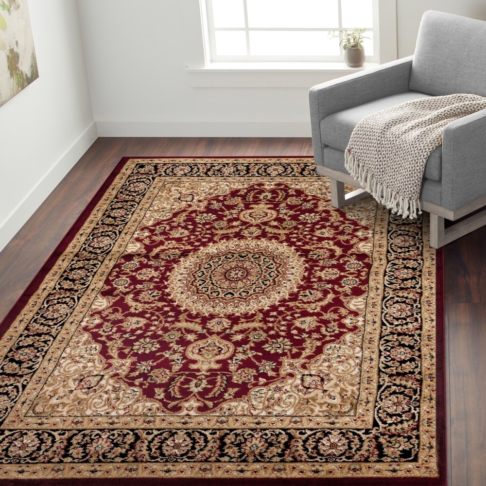World Rug Gallery Traditioneller orientalischer Medaillon-Teppich