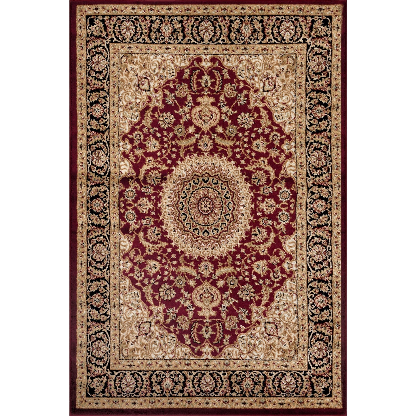 World Rug Gallery Traditioneller orientalischer Medaillon-Teppich