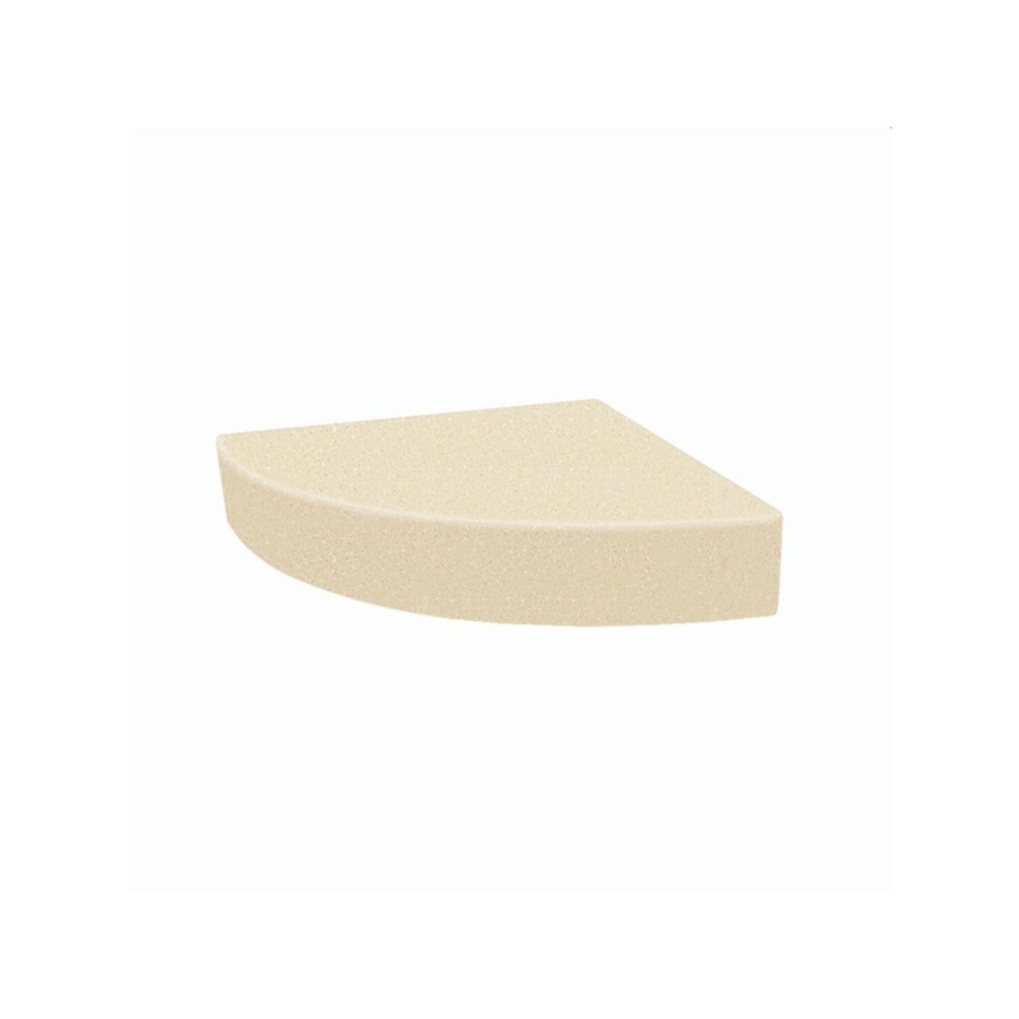 Transolid Studio Eck-Duschsitz aus massiver Oberfläche, wandmontiert, 35,6 x 35,6 cm, 14,5 x 14,25 x 3