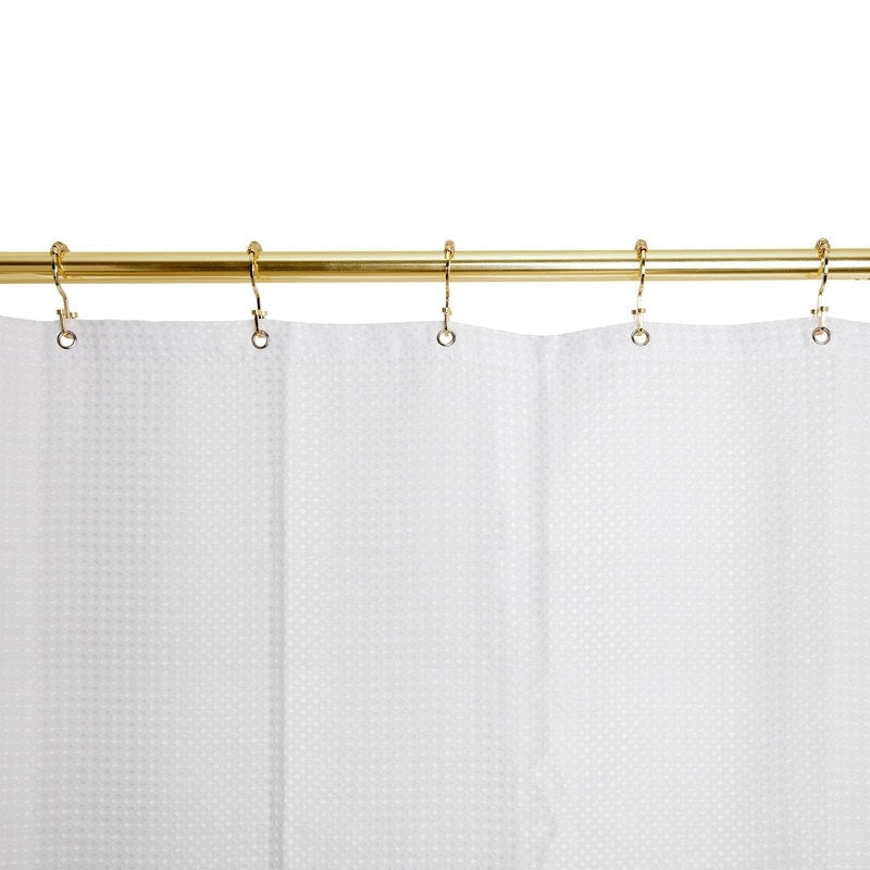 Utopia Alley Deco Flache Doppelrollen-Duschvorhanghaken, Gold