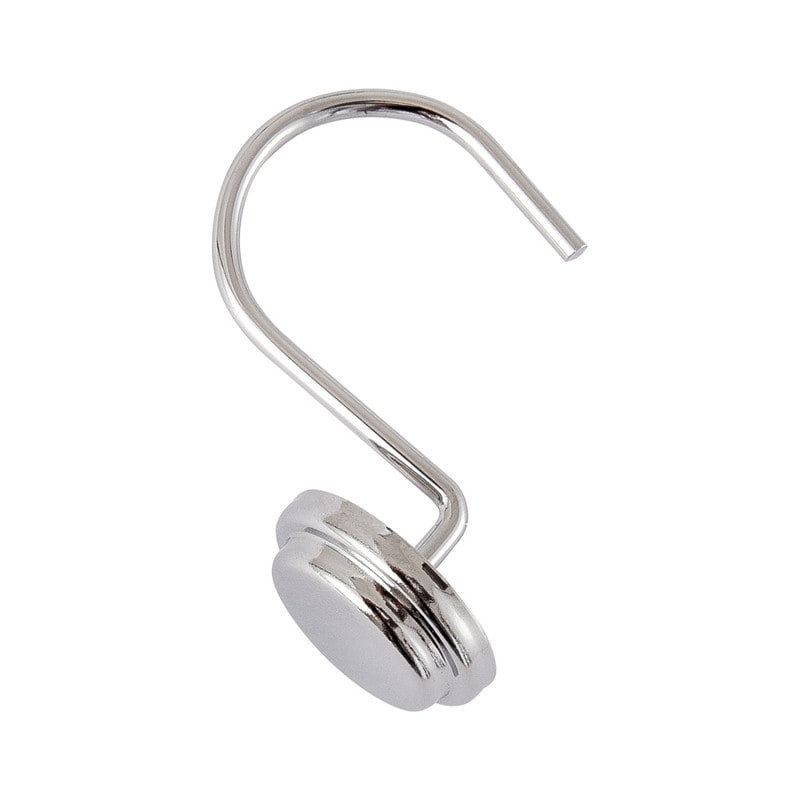 Utopia Alley Rostbeständige Duschvorhangringe aus Metall für Badezimmer, 12er-Set