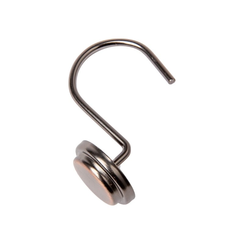 Utopia Alley Rostbeständige Duschvorhangringe aus Metall für Badezimmer, 12er-Set