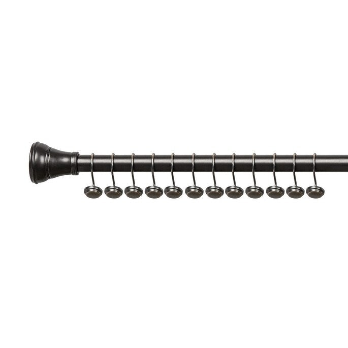 Utopia Alley Rostbeständige Duschvorhangringe aus Metall für Badezimmer, 12er-Set