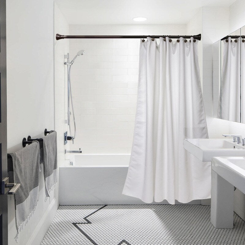 Utopia Alley Rostbeständige Duschvorhangringe aus Metall für Badezimmer, 12er-Set