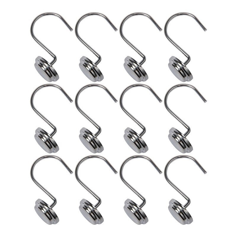 Utopia Alley Rostbeständige Duschvorhangringe aus Metall für Badezimmer, 12er-Set