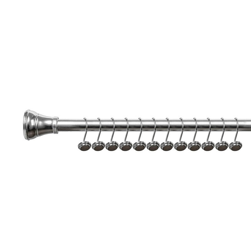 Utopia Alley Rostbeständige Duschvorhangringe aus Metall für Badezimmer, 12er-Set