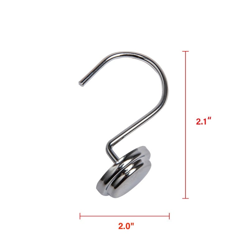 Utopia Alley Rostbeständige Duschvorhangringe aus Metall für Badezimmer, 12er-Set