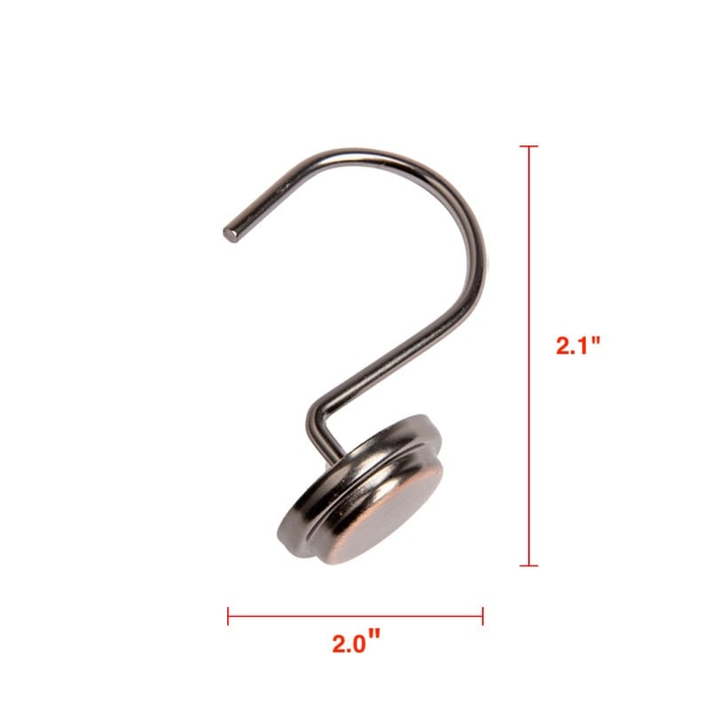 Utopia Alley Rostbeständige Duschvorhangringe aus Metall für Badezimmer, 12er-Set