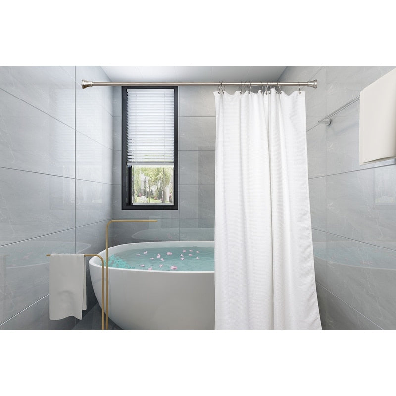 Utopia Alley Rostfreie Duschvorhangringe aus Zink für Badezimmer, 12er-Set