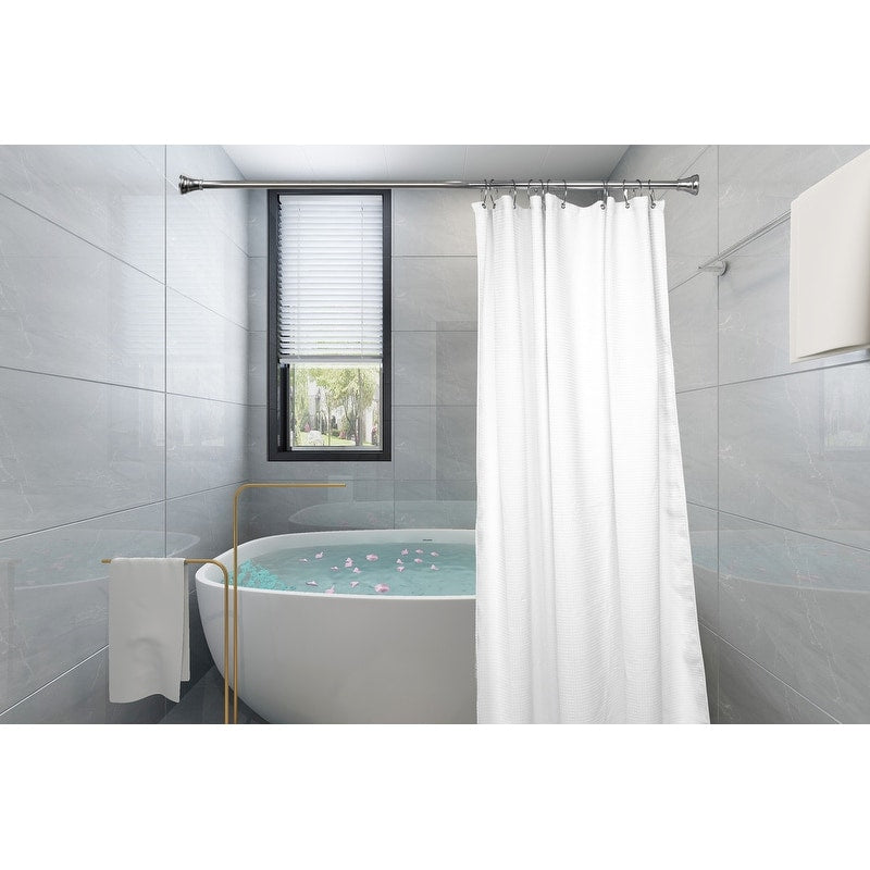 Utopia Alley Rostfreie Duschvorhangringe aus Zink für Badezimmer, 12er-Set