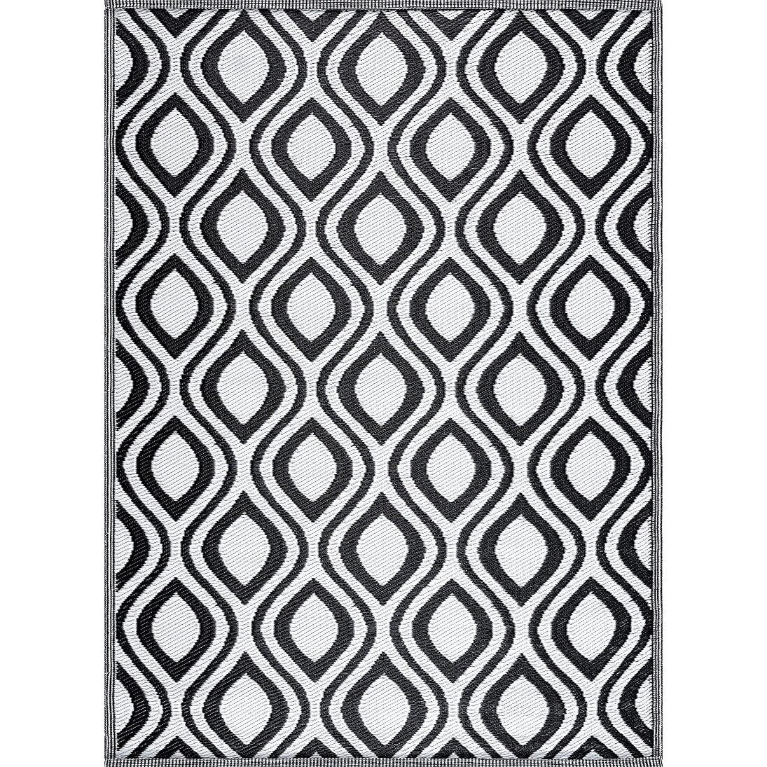 Leichte, wendbare Outdoor-Bodenmatte/Teppich „Venice“ aus recyceltem Kunststoff