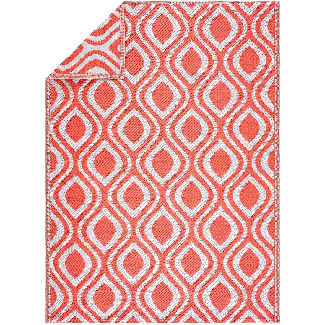Leichte, wendbare Outdoor-Bodenmatte/Teppich „Venice“ aus recyceltem Kunststoff