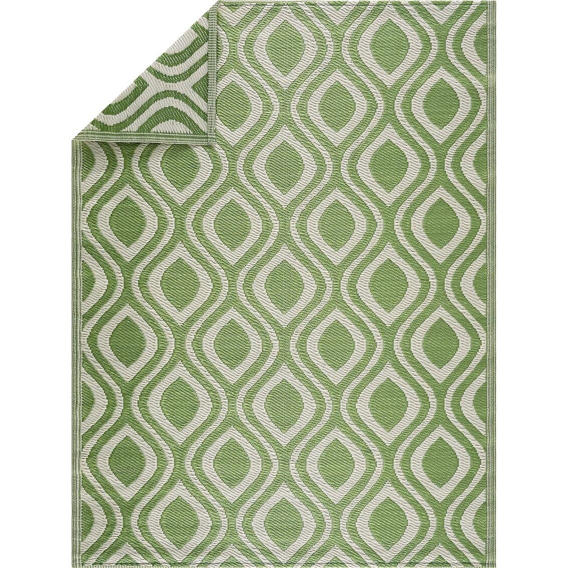 Leichte, wendbare Outdoor-Bodenmatte/Teppich „Venice“ aus recyceltem Kunststoff