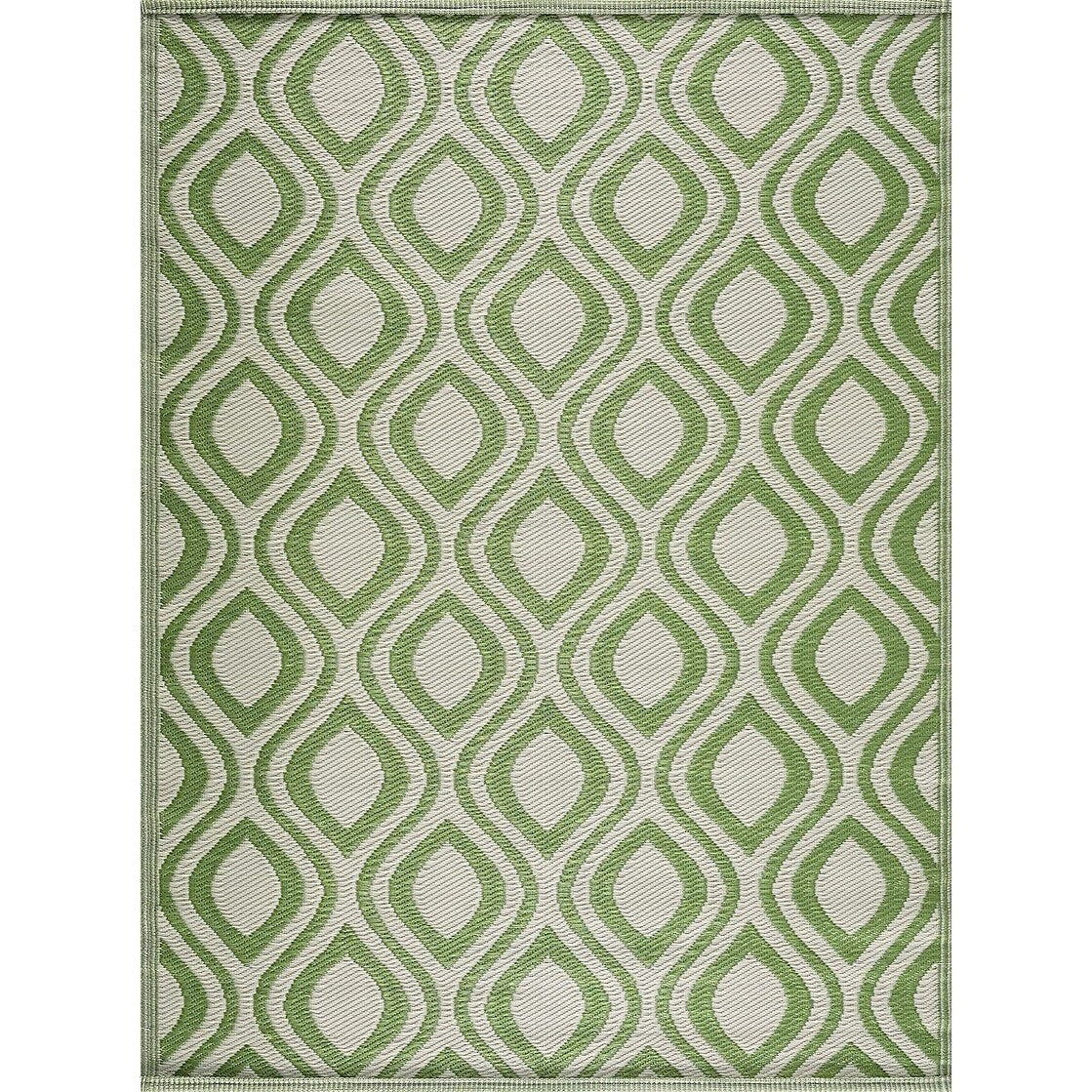 Leichte, wendbare Outdoor-Bodenmatte/Teppich „Venice“ aus recyceltem Kunststoff