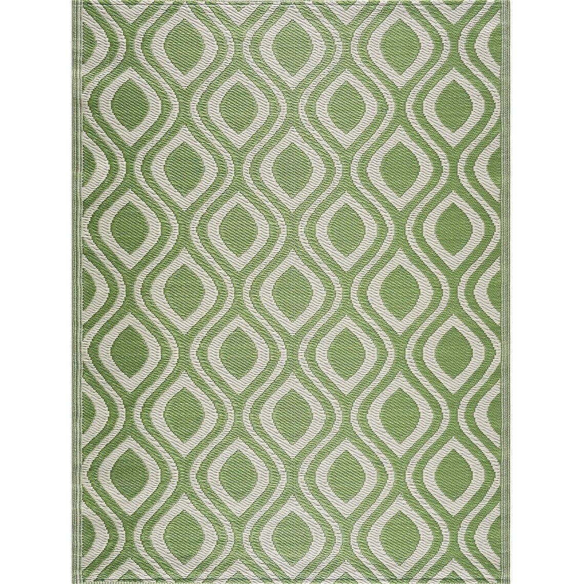 Leichte, wendbare Outdoor-Bodenmatte/Teppich „Venice“ aus recyceltem Kunststoff