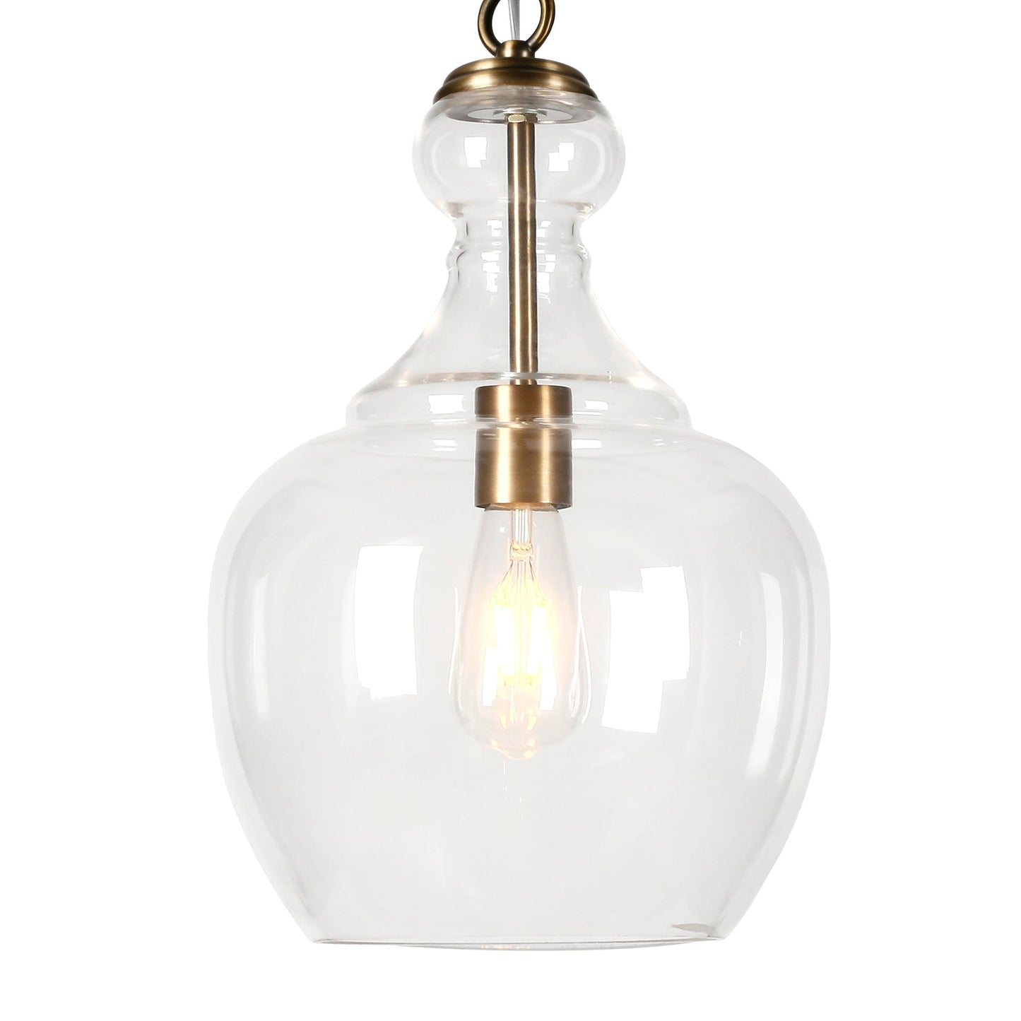 Verona 11 Wide Pendelleuchte mit Glasschirm - 11 Wide