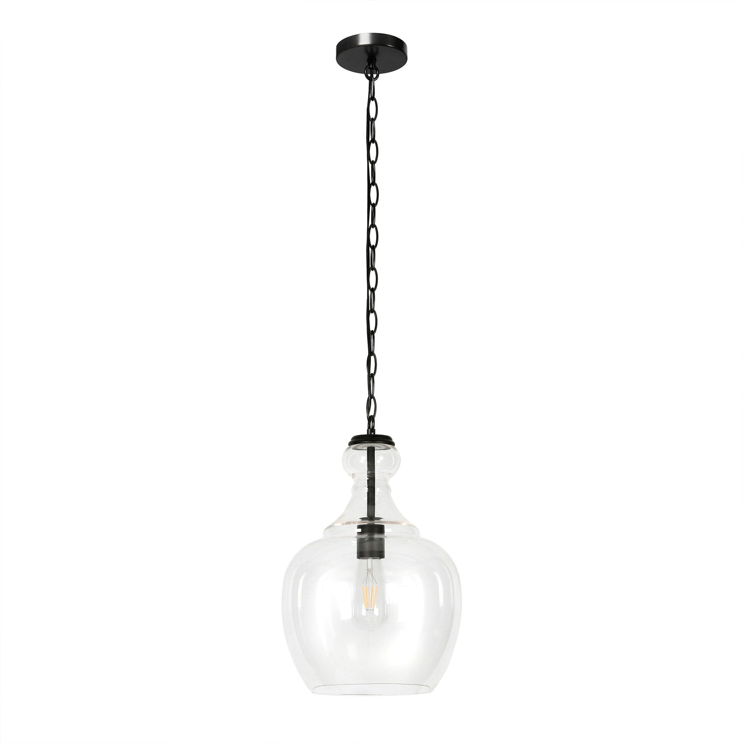 Verona 11 Wide Pendelleuchte mit Glasschirm - 11 Wide
