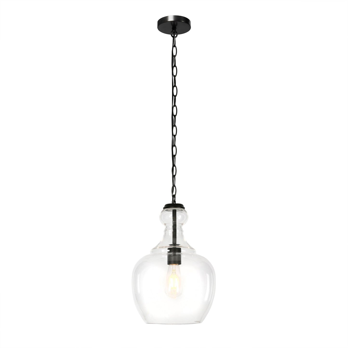 Verona 11 Wide Pendelleuchte mit Glasschirm - 11 Wide