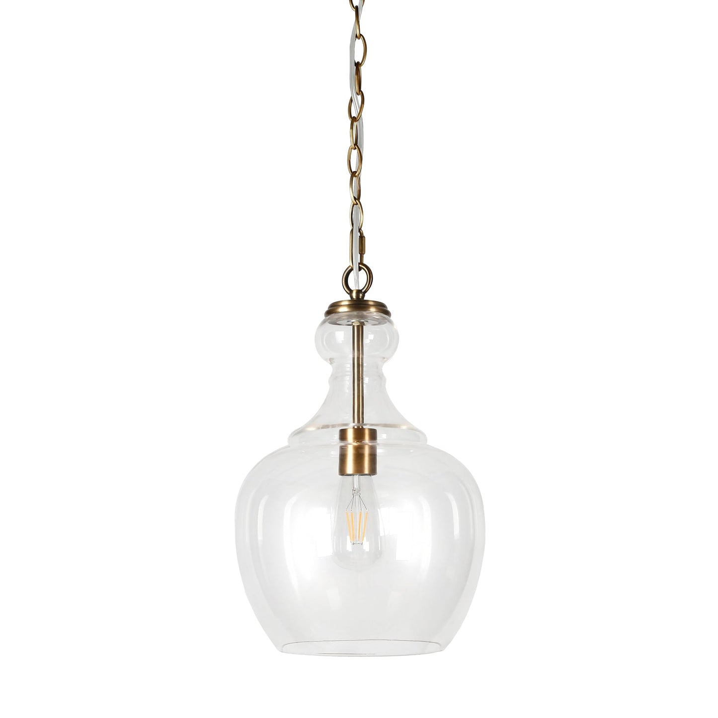 Verona 11 Wide Pendelleuchte mit Glasschirm - 11 Wide