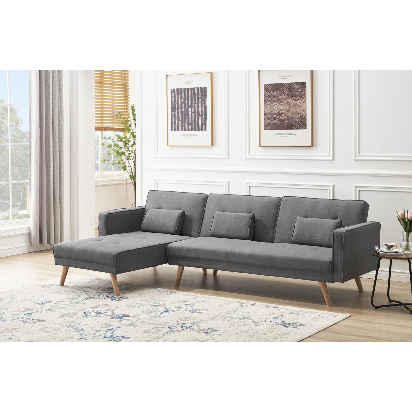 Versatile Folding Sofa Bed for Living Room - Comfortable Multi-Functional Couch for Small Spaces
