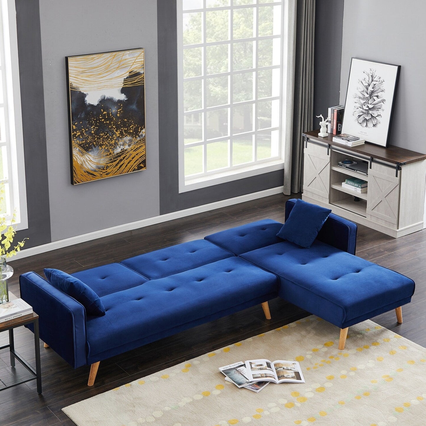 Versatile Folding Sofa Bed for Living Room - Comfortable Multi-Functional Couch for Small Spaces