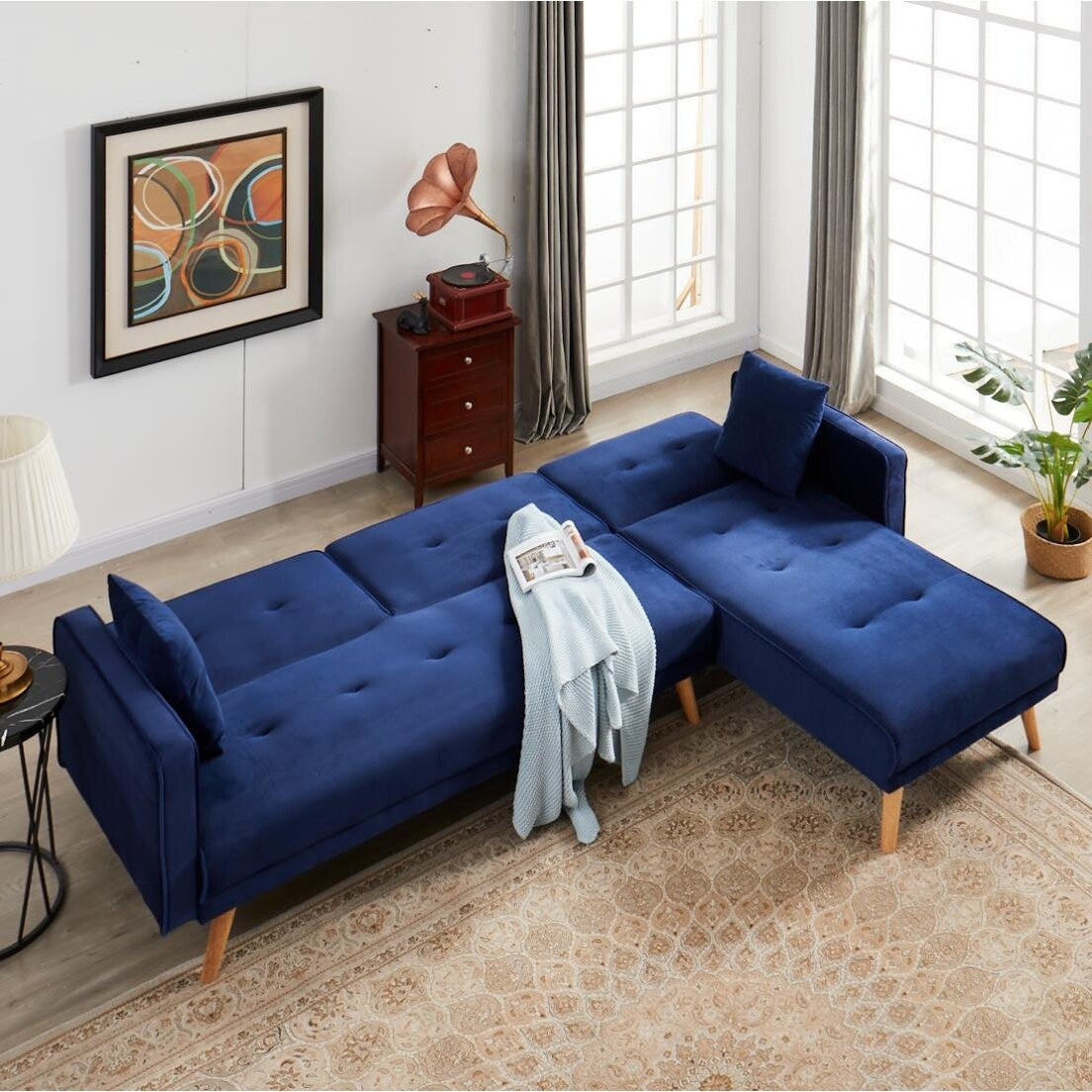 Versatile Folding Sofa Bed for Living Room - Comfortable Multi-Functional Couch for Small Spaces
