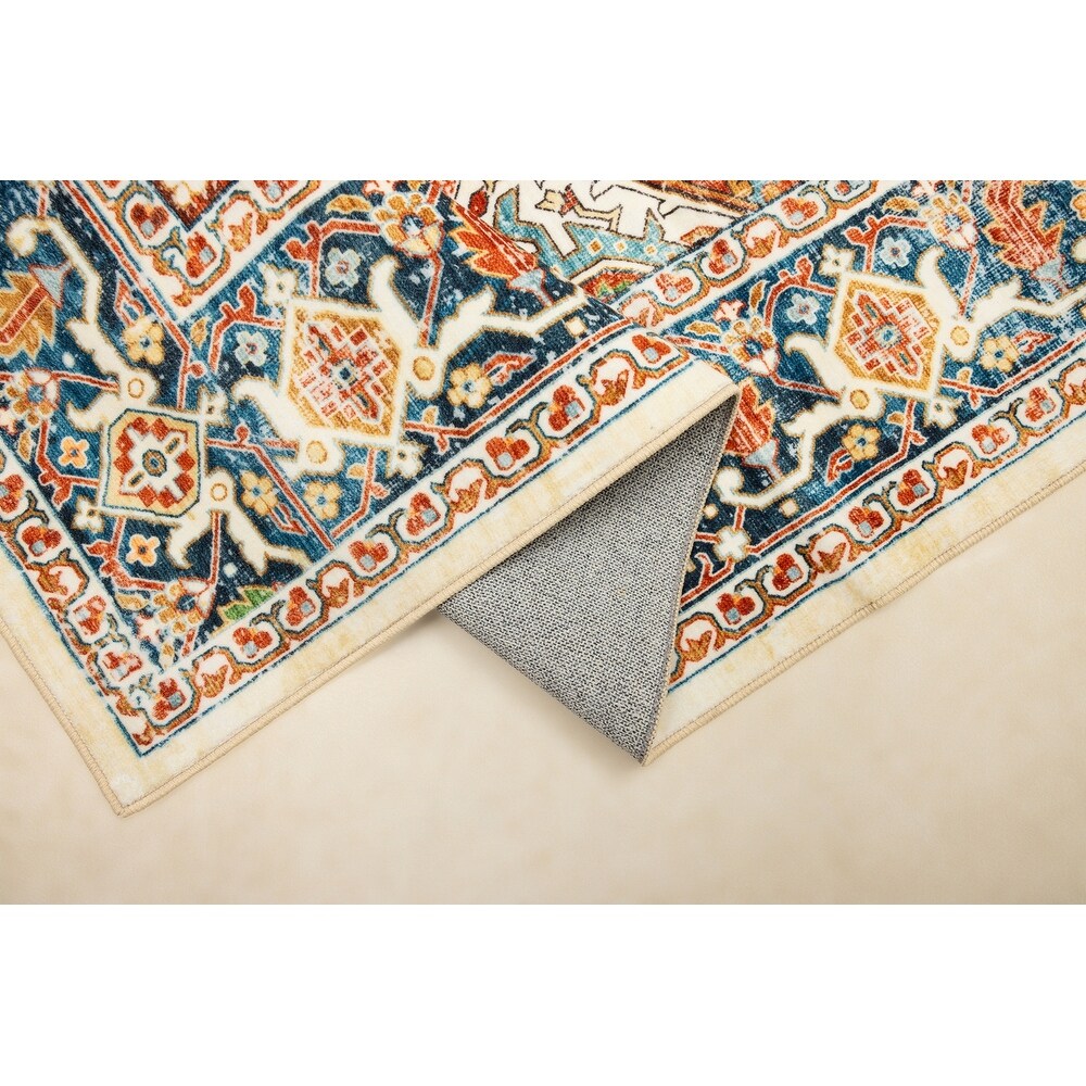 Moderner abstrakter Vintage-Teppich