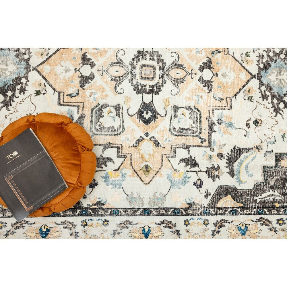 Moderner abstrakter Vintage-Teppich