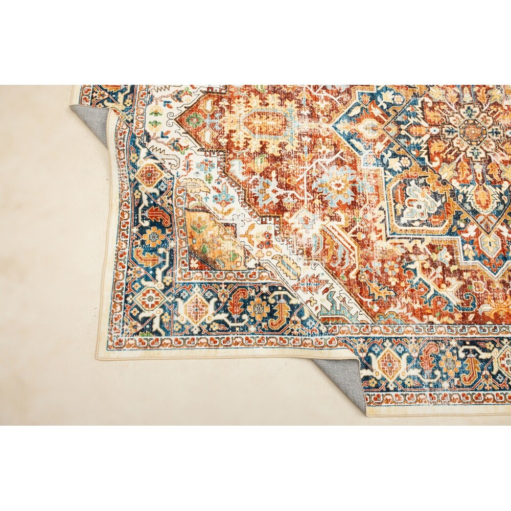 Moderner abstrakter Vintage-Teppich