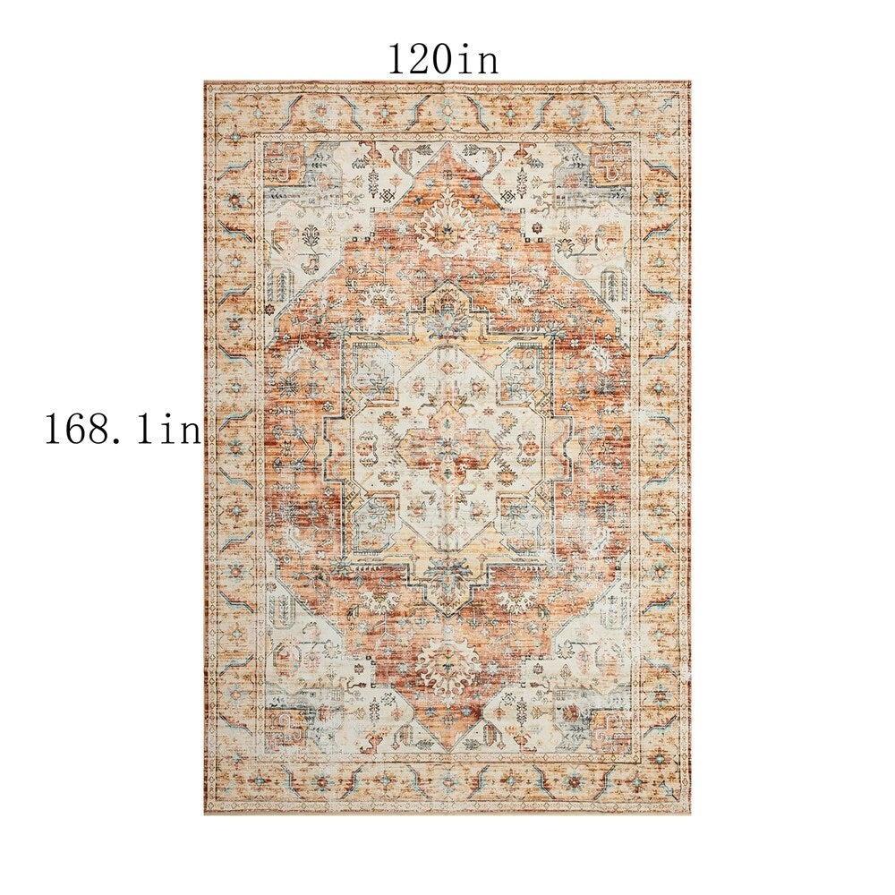 Moderner abstrakter Vintage-Teppich