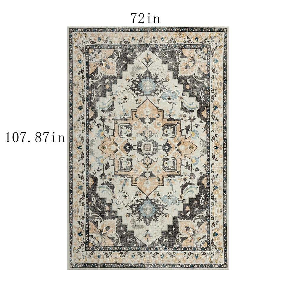 Moderner abstrakter Vintage-Teppich
