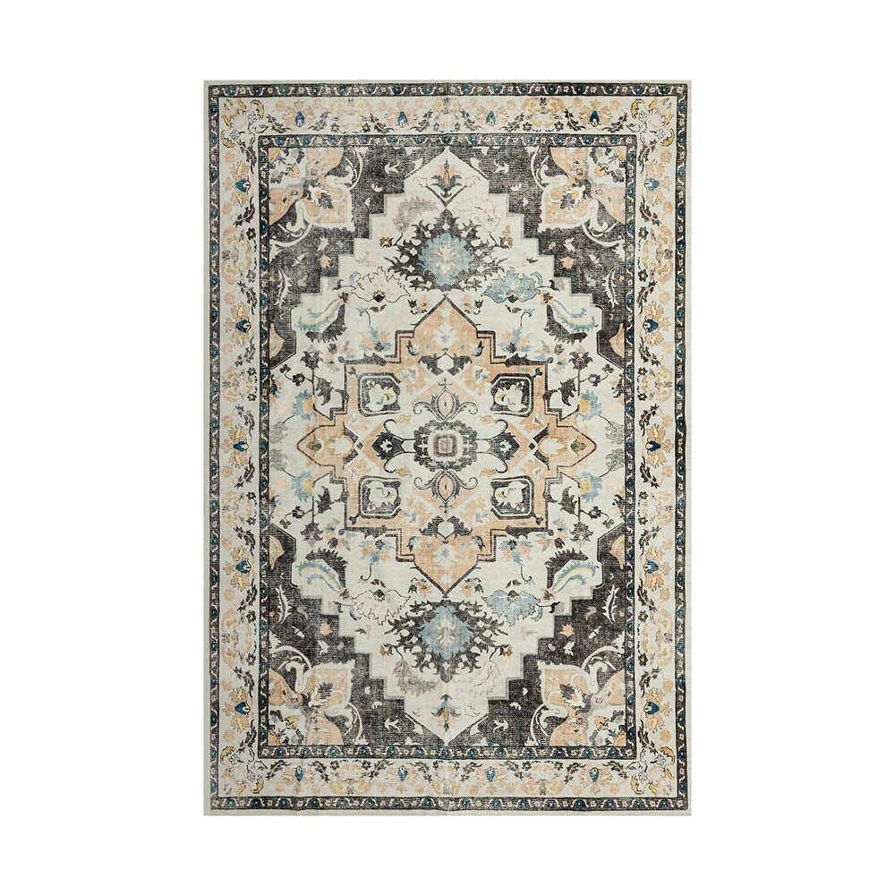 Moderner abstrakter Vintage-Teppich