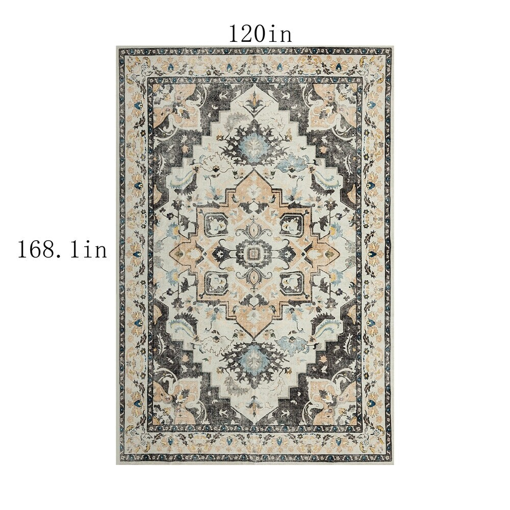 Moderner abstrakter Vintage-Teppich