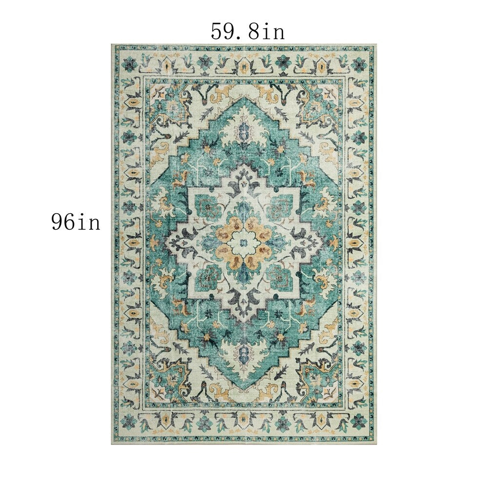 Moderner abstrakter Vintage-Teppich